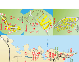 View Sequoyah State Park RV Camping Area Map